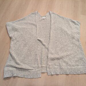 Aritzia Cardigan Oversized XS Sleeveless Drapey Quiet Luxury Cotton Spandex